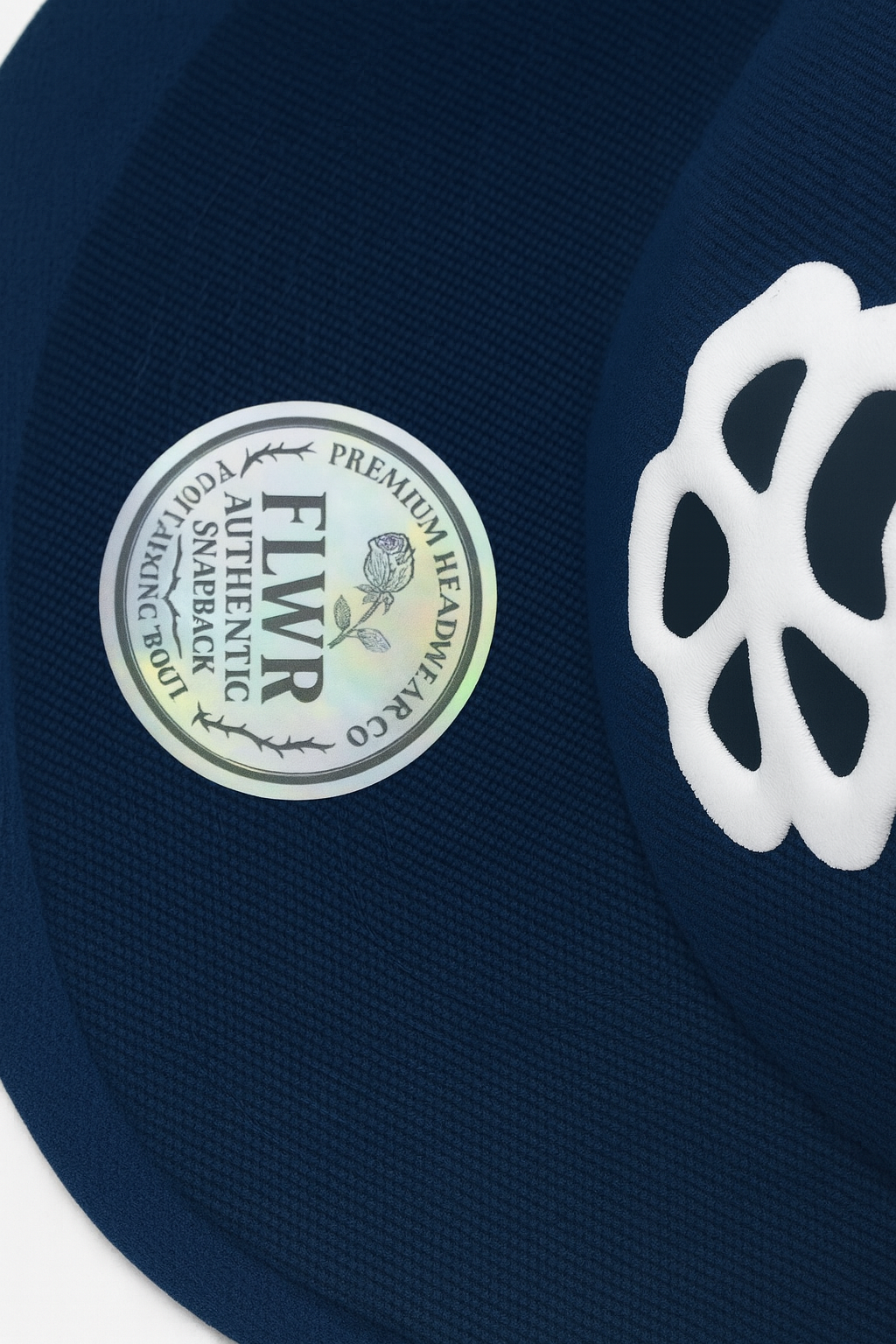 Hella Flwrs Hat (Navy Blue)